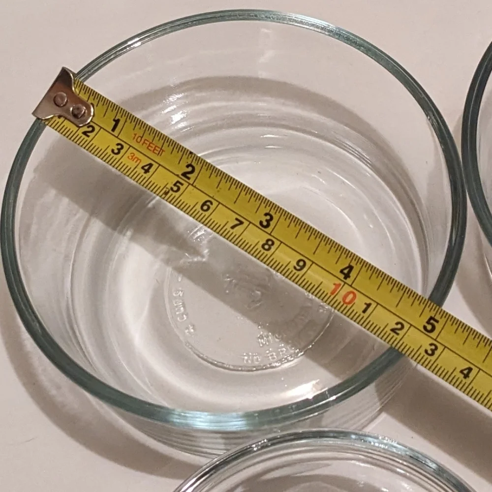 Anchor Hocking Clear Glass Bowls Set of 4